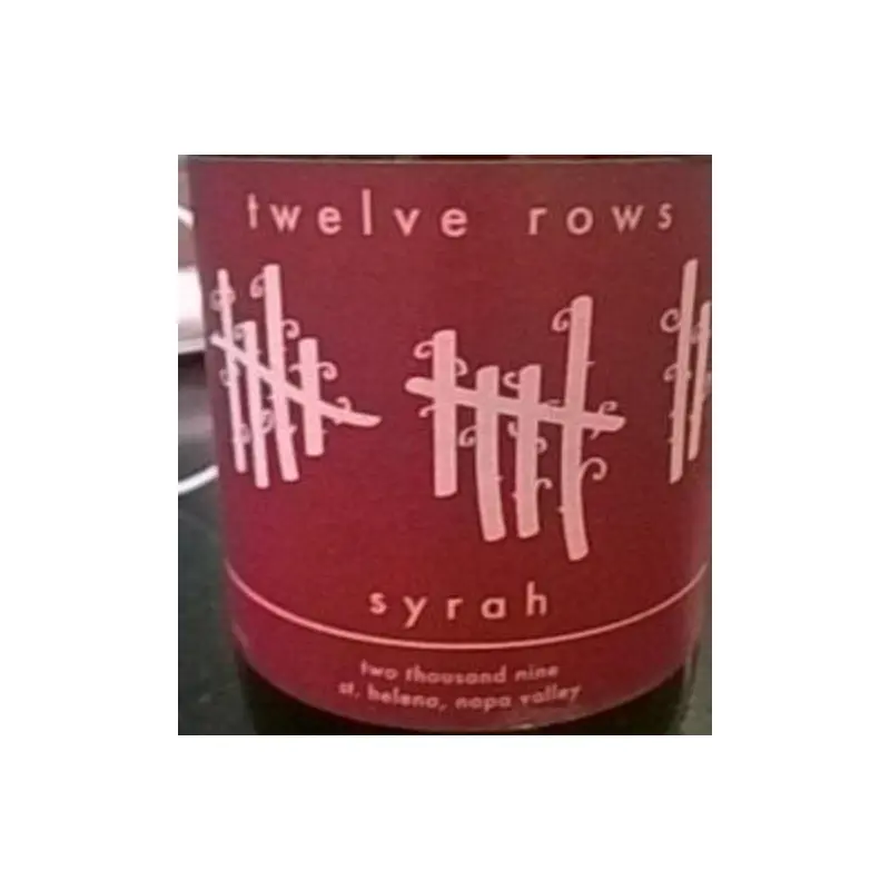 2013 Twelve Rows Syrah, Napa Valley, USA (750ml)