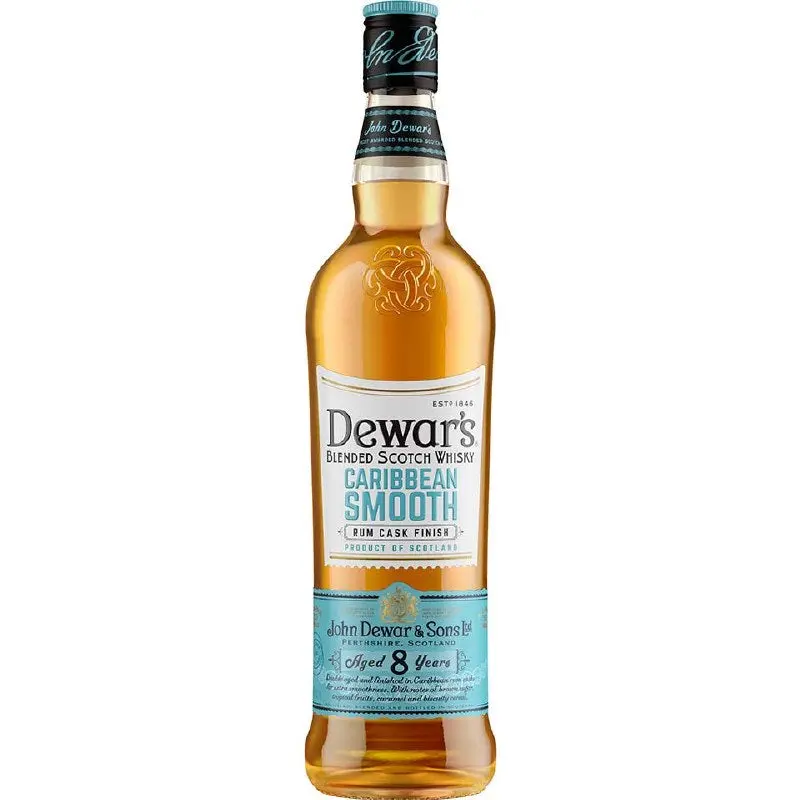 Dewar's 'Caribbean Smooth' Rum Cask Finish 8 Year Old Blended Scotch Whisky, Scotland (750ml)