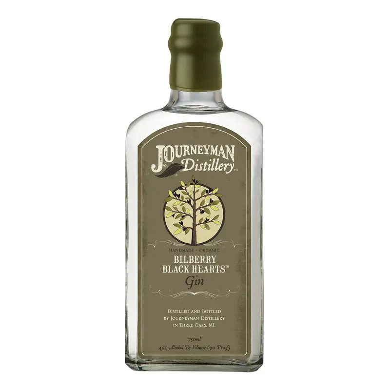 Journeyman Distillery Bilberry Black Hearts Gin, Michigan, USA (750ml)