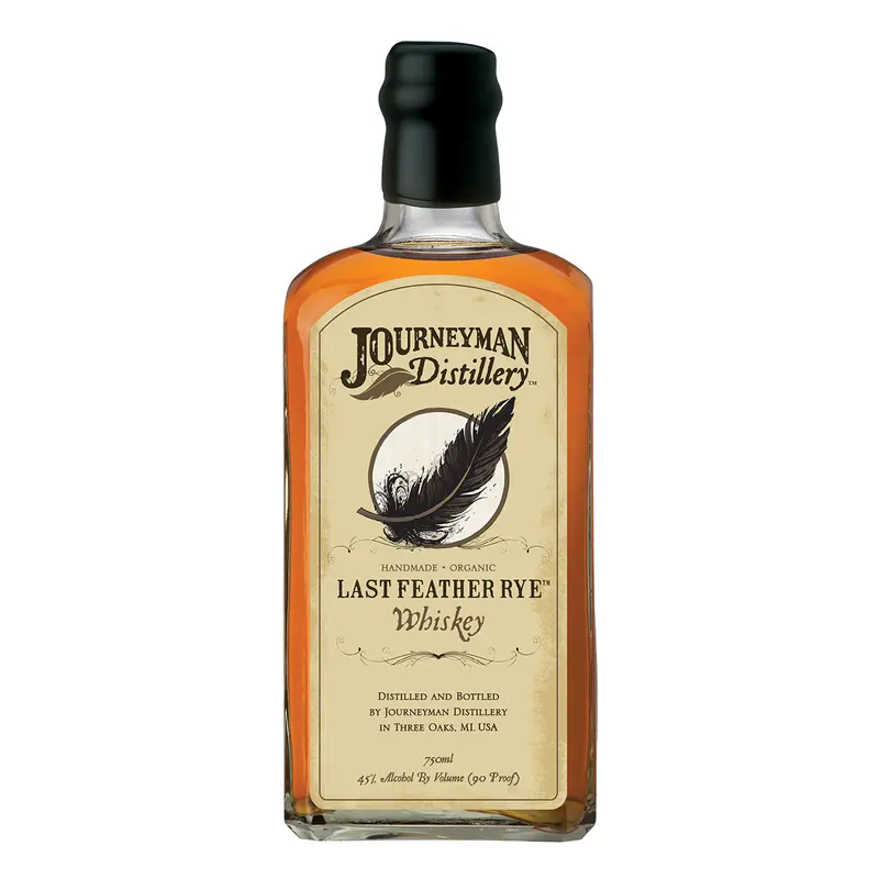 Journeyman Distillery Last Feather Rye, Michigan, USA (750ml)