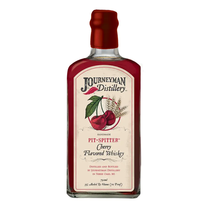 Journeyman Distillery Pit-Spitter Cherry Rye Whiskey, Michigan, USA (750ml)