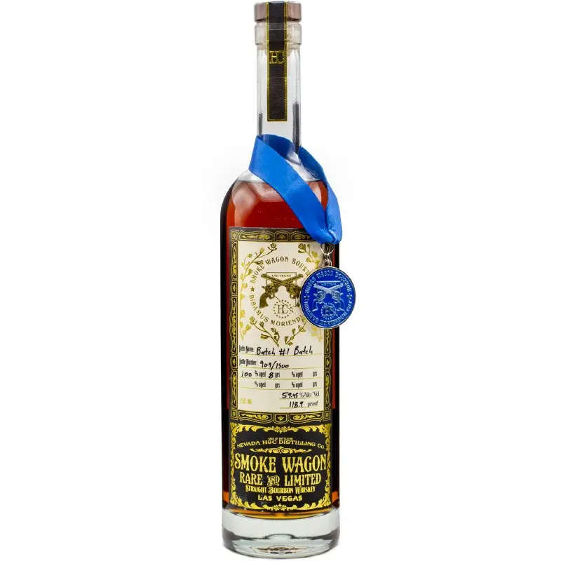 Smoke Wagon Rare & Limited Straight Bourbon Whiskey, Batch No. 1 Nevada, USA (750ml)