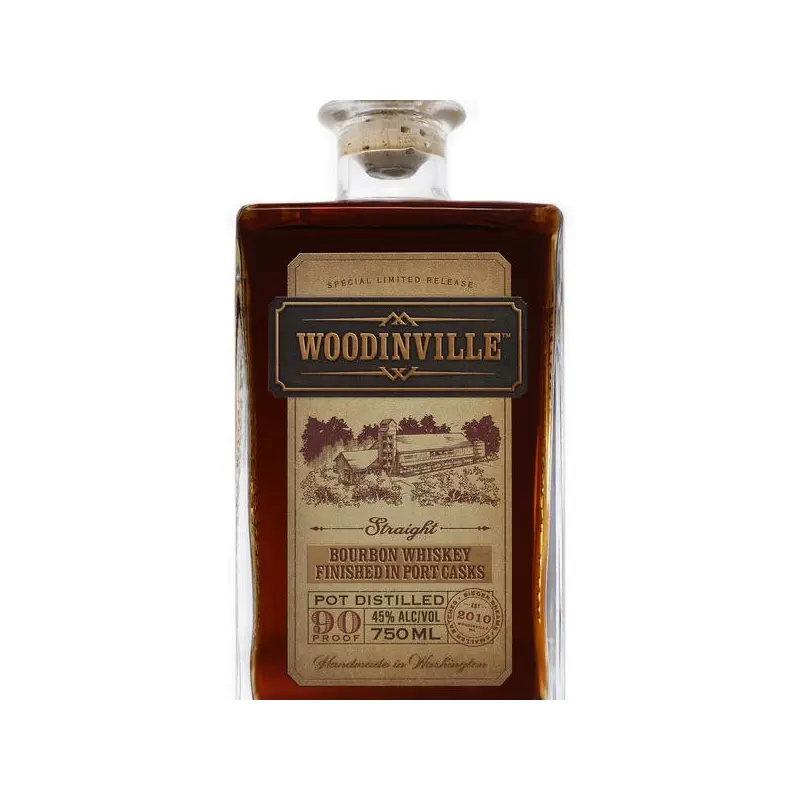 Woodinville Whiskey Co. Port Cask Finish Straight Bourbon Whiskey, Washington, USA