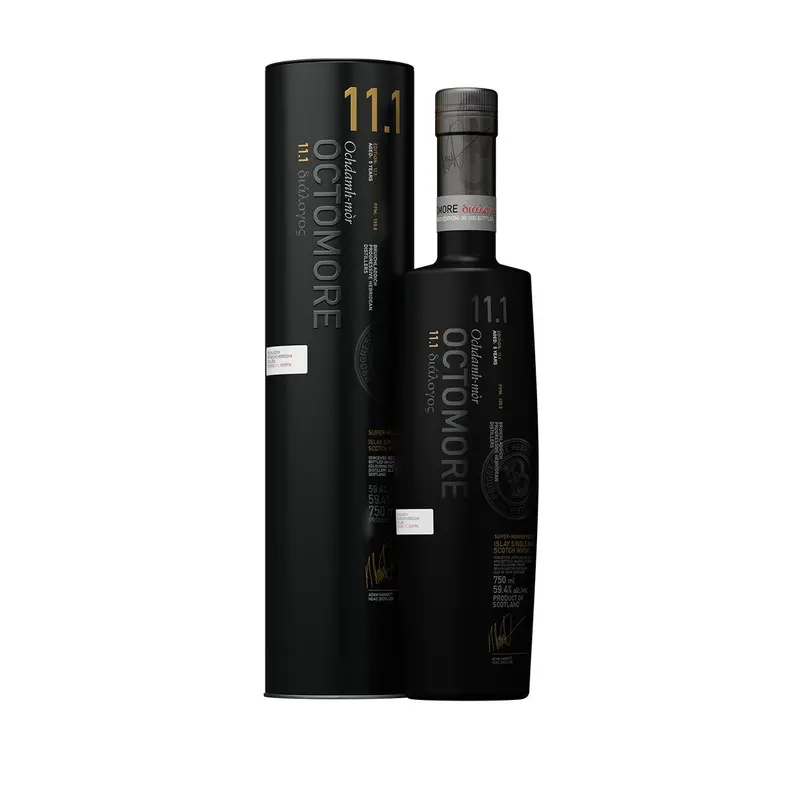 Bruichladdich Octomore Edition 12.1 Aged 5 Years Single Malt Scotch, Whisky Islay, Scotland (750ml)