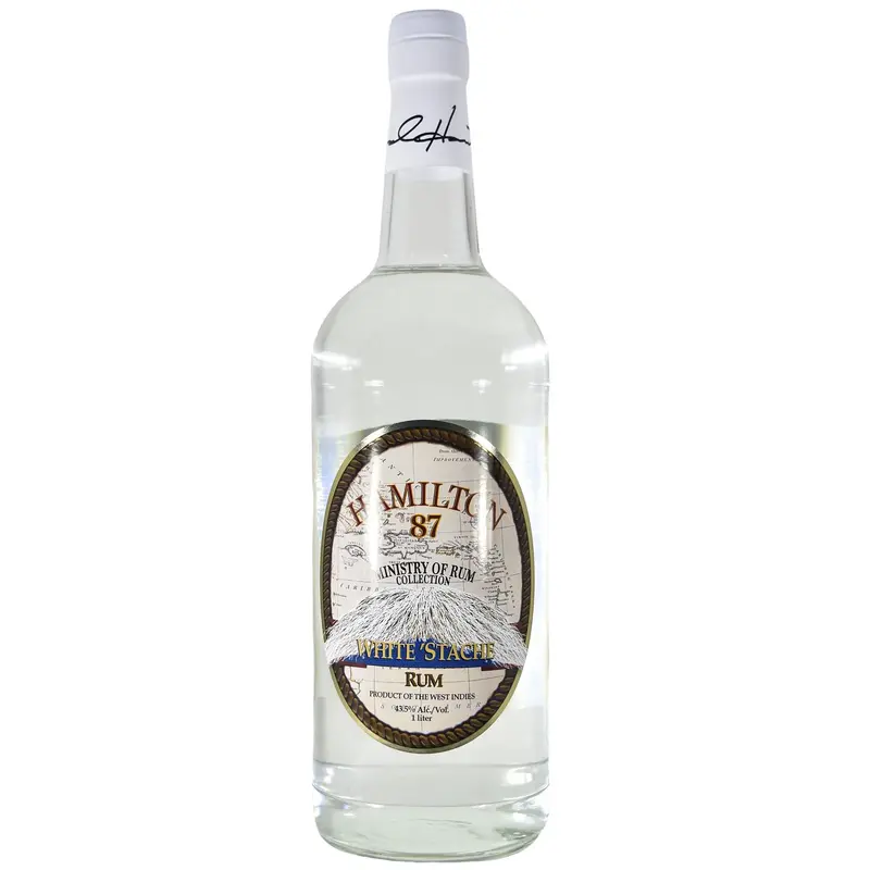 Ministry of Rum Collection Hamilton White Stache Rum Caribbean (1L)