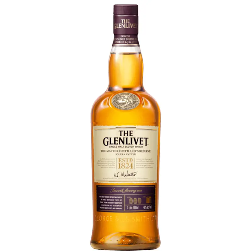 The Glenlivet Master Distiller's Reserve Solera Vatted Single Malt Scotch Whisky, Speyside, Scotland (1L)