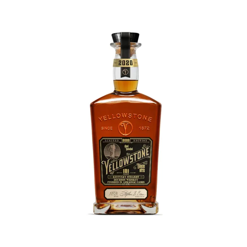 Yellowstone 2020 Limited Edition Hand Selected Armagnac Casked Kentucky Straight Bourbon Whiskey USA (750ml)