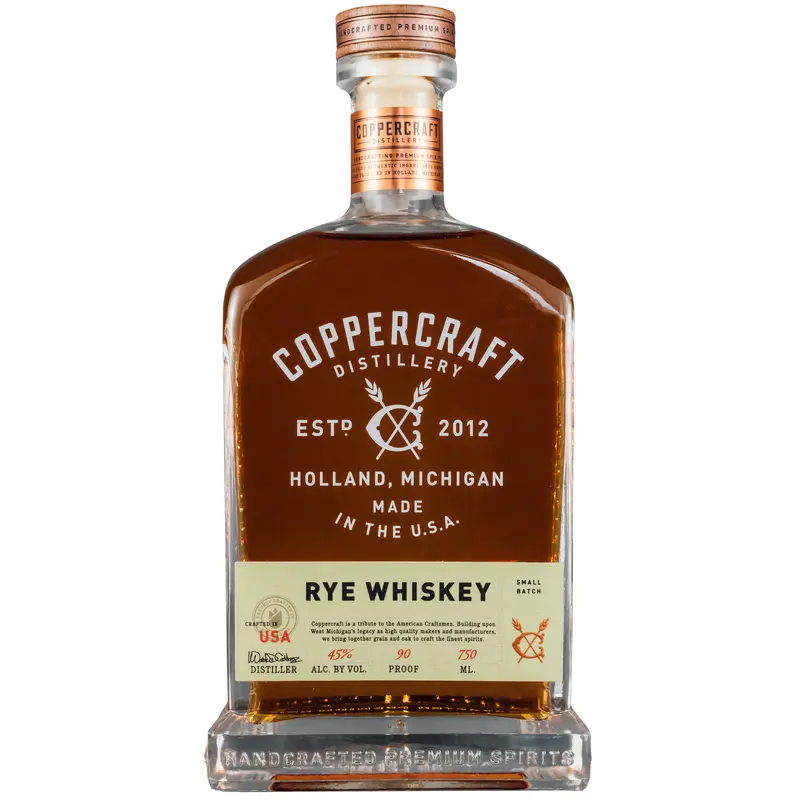 Coppercraft Rye Whiskey, USA (750 ml)
