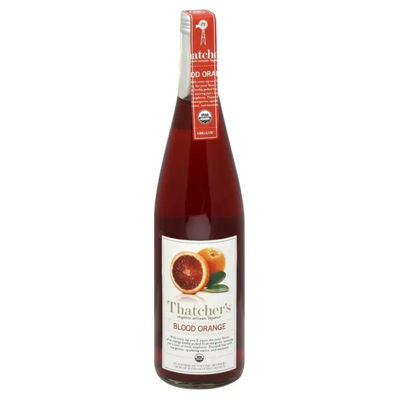 Thatcher's Organic Artisan Blood Orange Liqueur, Michigan, USA (750ml)