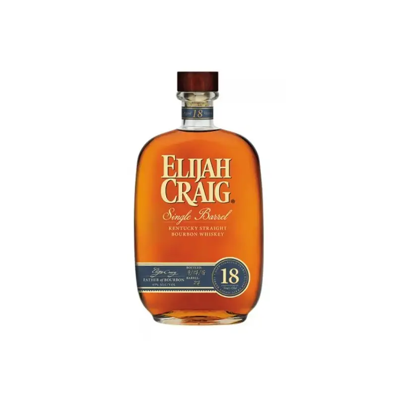 Elijah Craig 18 Year Old Single Barrel Straight Bourbon Whiskey, Kentucky, USA (750ml)