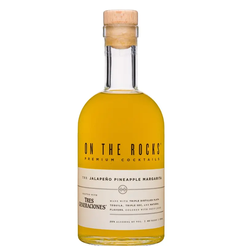 On The Rocks Premium Cocktails The Jalapeno Pineapple Margarita, Texas, USA (375ml)
