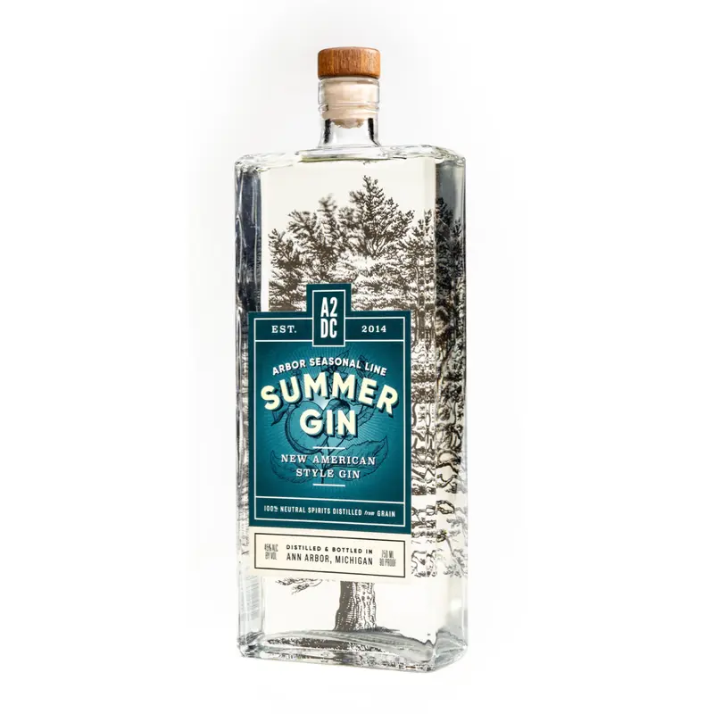 Ann Arbor Distilling Summer Gin, Michigan, USA (750ml)