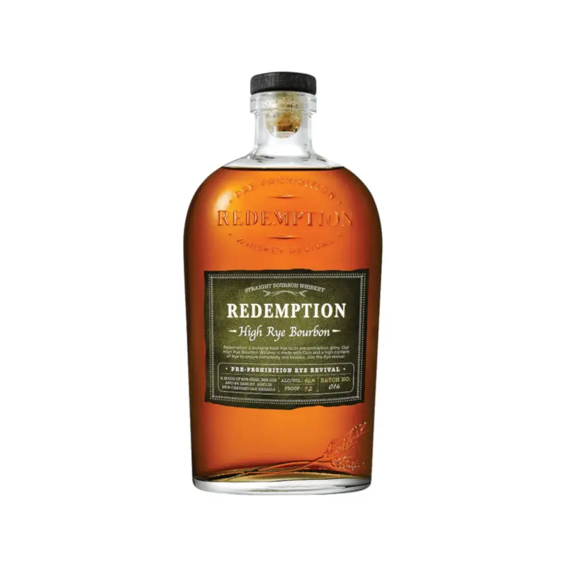 Redemption High-Rye Straight Bourbon Whiskey, USA (750ml)