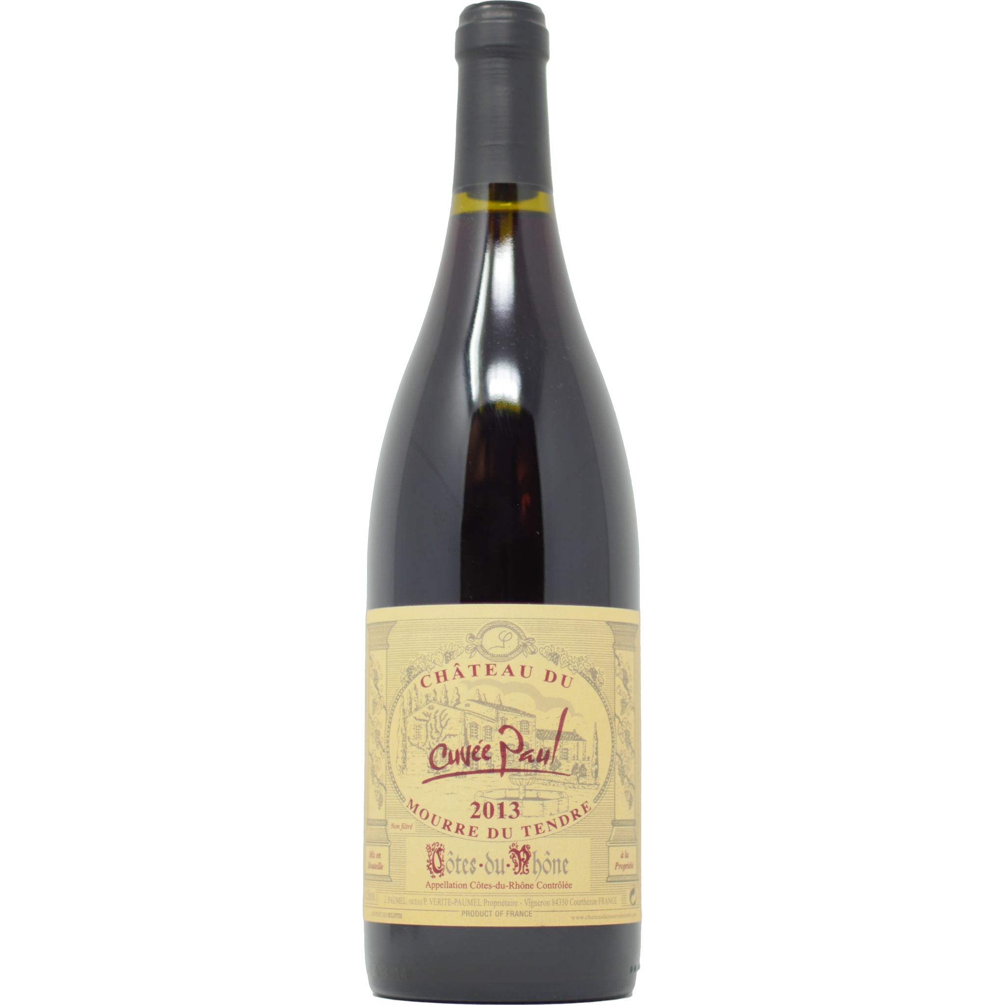 2014 Chateau Mourre du Tendre Cuvee Paul Cotes du Rhone