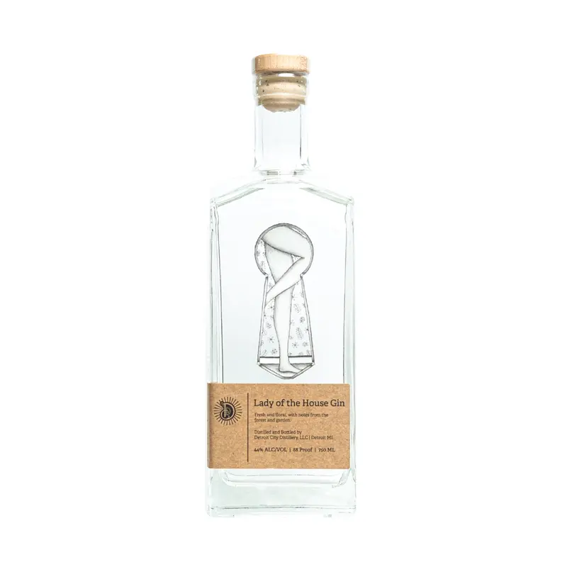 Detroit City Distillery Lady of the House Gin, Michigan, USA (750ml)