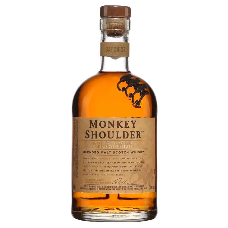 Monkey Shoulder Blended Malt Scotch Whisky, Scotland (750ml)