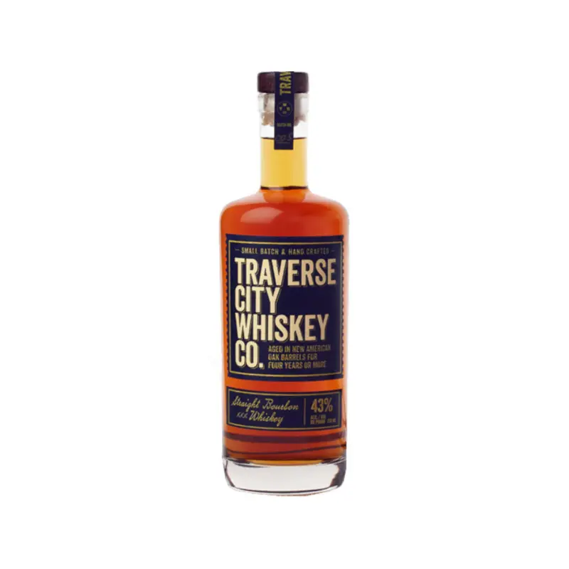 Traverse City Whiskey Co. Straight Bourbon Whiskey, Michigan, USA (750 ml)