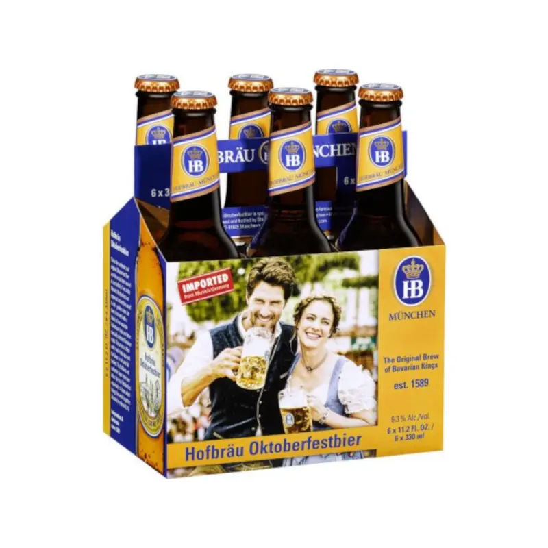 24pk-2025 Hofbrau Oktoberfestbier Beer, Germany (330ml)