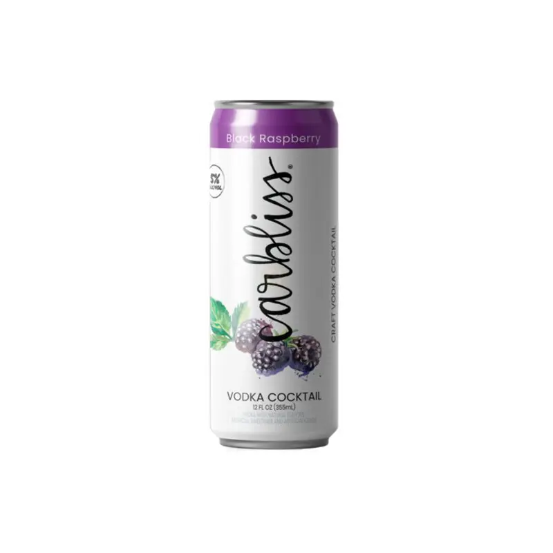 (24pk cans) Carbliss Black Raspberry Vodka Cocktails, USA (12oz)