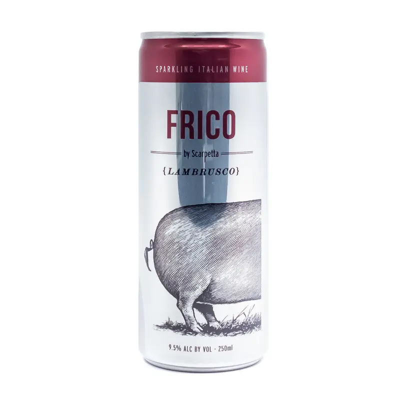 (4pk cans) Scarpetta 'Frico' Sparkling Lambrusco, Emilia-Romagna, Italy (250ml)