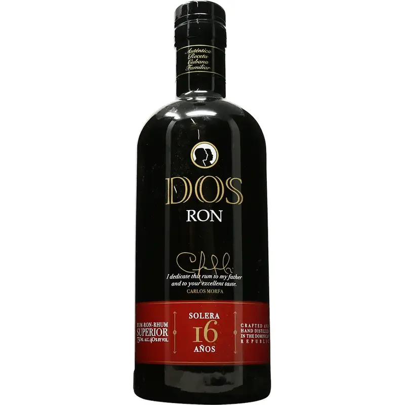 Dos Ron Aged 16 Anos Rum, Dominican Republic (750ml)