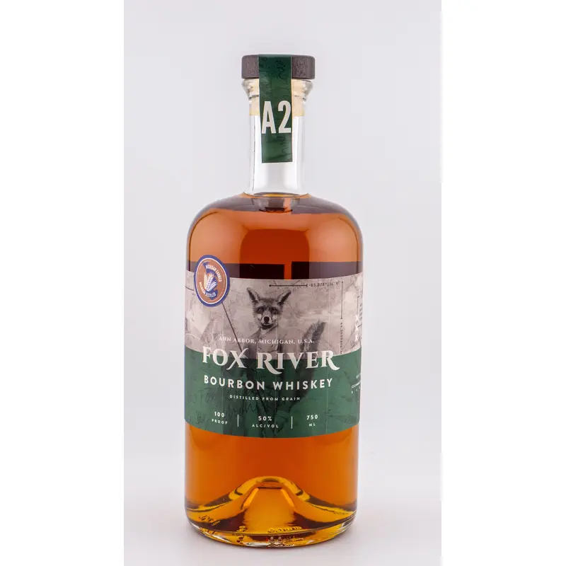 Ann Arbor Distilling Fox River Bourbon Whiskey, Michigan, USA (750ml)