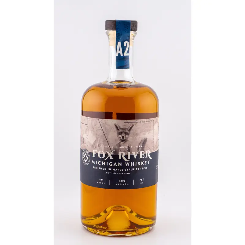 Ann Arbor Distilling Fox River Maple Finished Michigan Whiskey, USA (750ml)