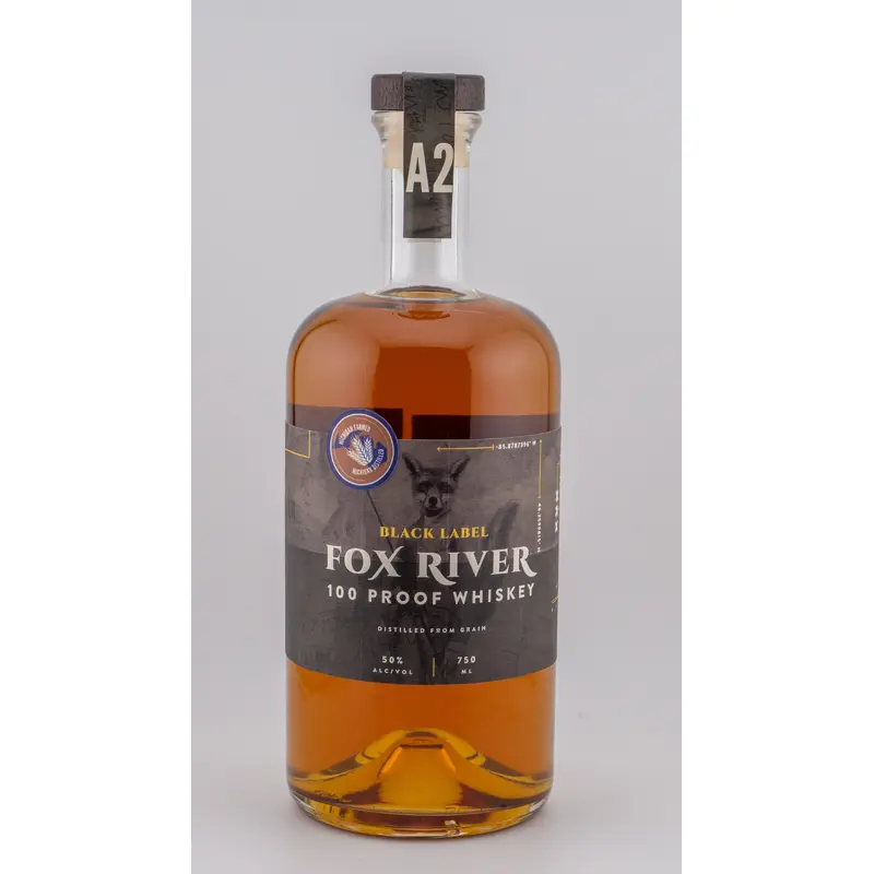 *PRESALE* Ann Arbor Distilling Fox River Black Label Whiskey, Michigan, USA (750ml)