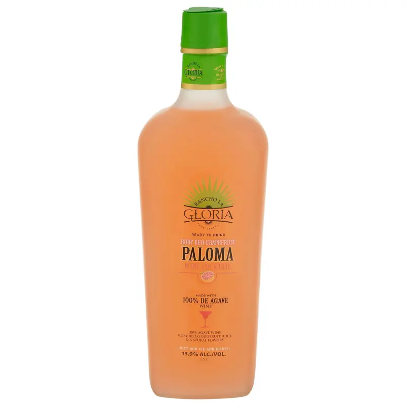 Rancho La Gloria Paloma Ruby Red Grapefruit Agave Wine Cocktail, Mexico (1.75L)