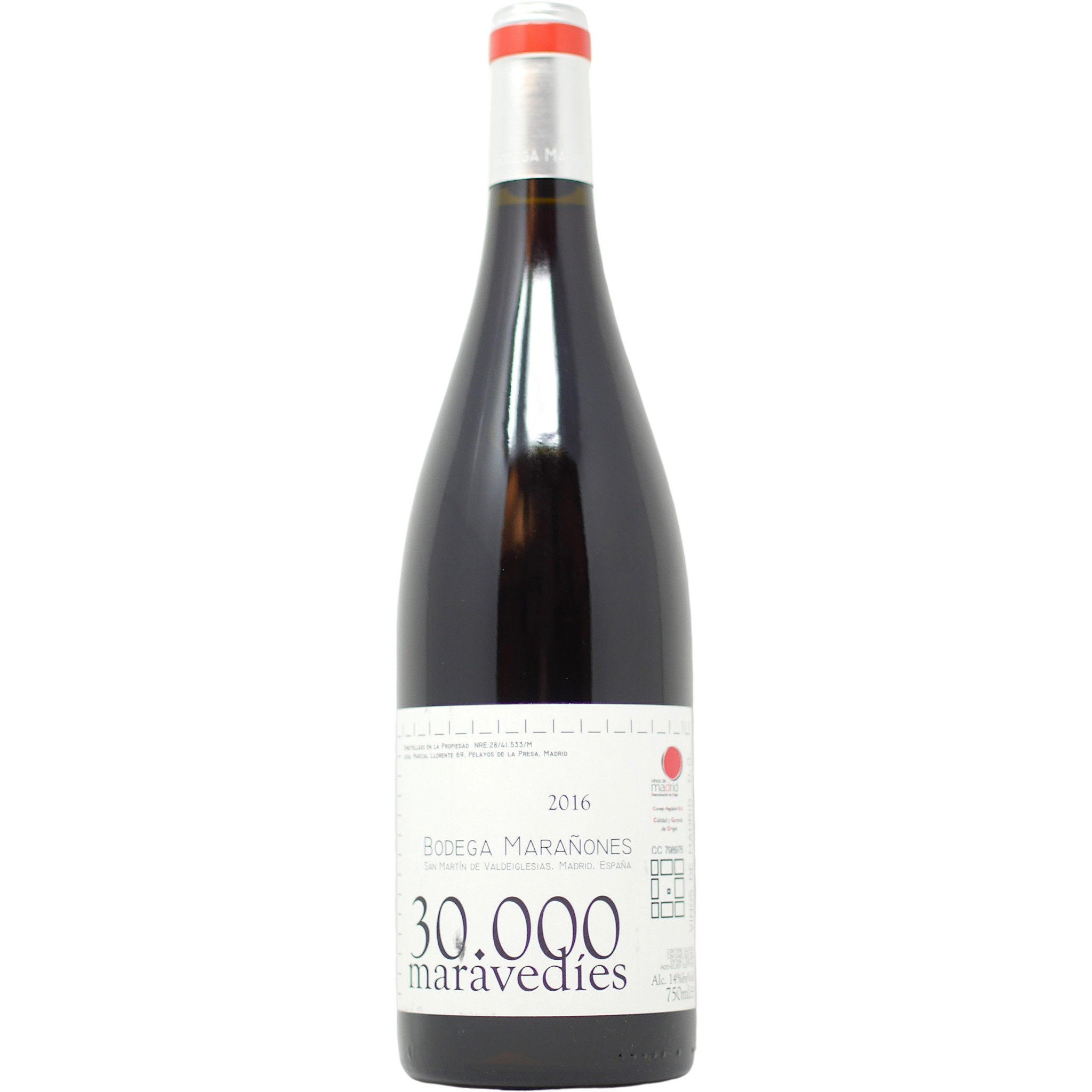 2016 Bodegas Maraones '30,000 Maravedies', Vinos de Madrid, Spain