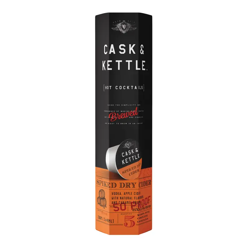 Cask & Kettle Spiked Dry Cider 'Hot Cocktail', USA (5 x 40ml)