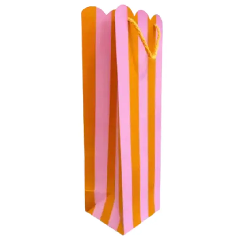 Citrus Scallop Wine Gift Bag
