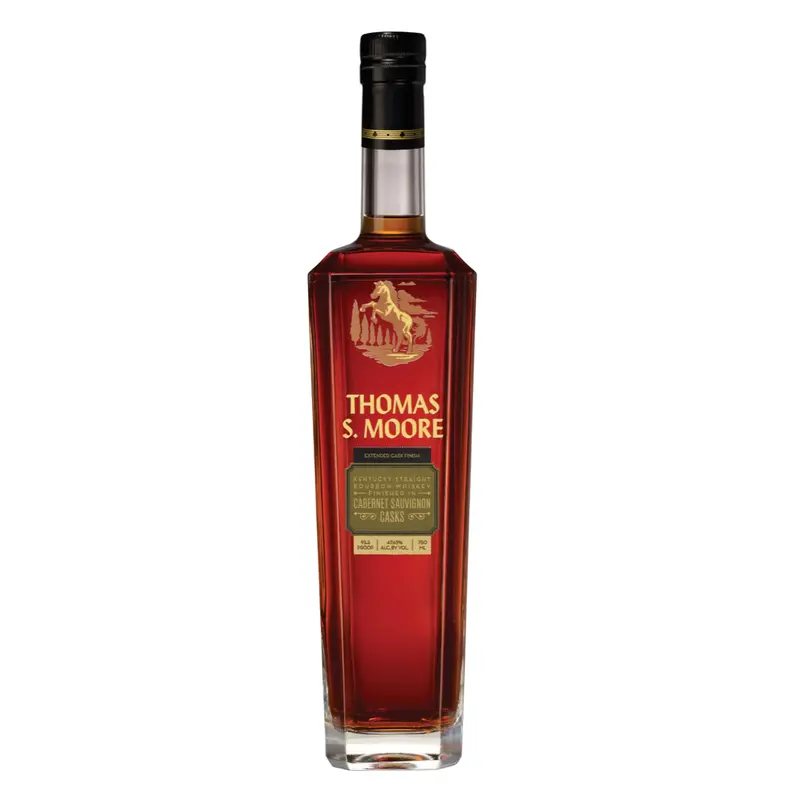 Thomas S. Moore Cabernet Sauvignon Cask Finish Kentucky Straight Bourbon Whiskey, USA (750ml)