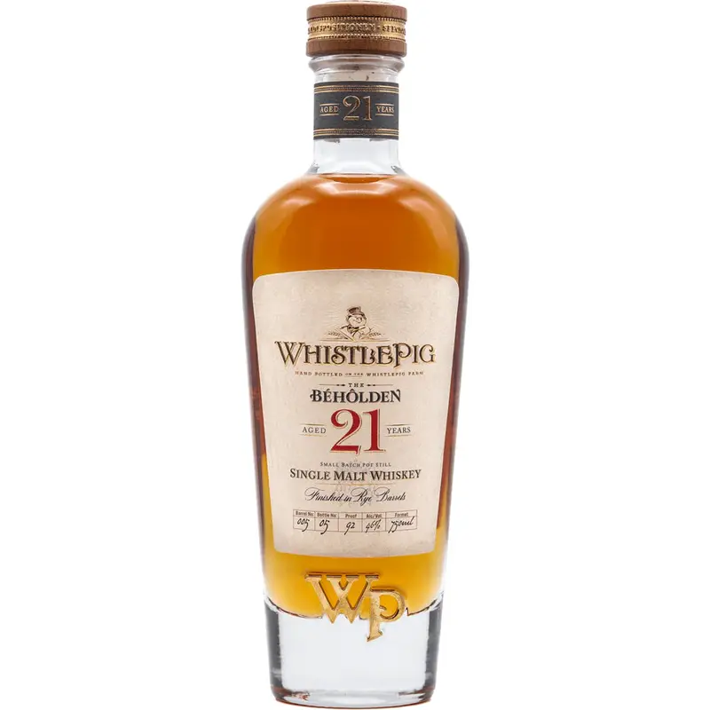 WhistlePig The Bhlden 21 Year Single Malt Whiskey