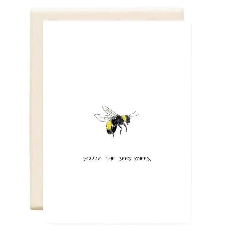 Bee's Knees, Greeting Card