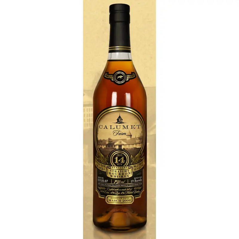 Calumet Farm 'Single Rack Black' 14 Year Old Kentucky Straight Bourbon Whiskey, USA (750ml)