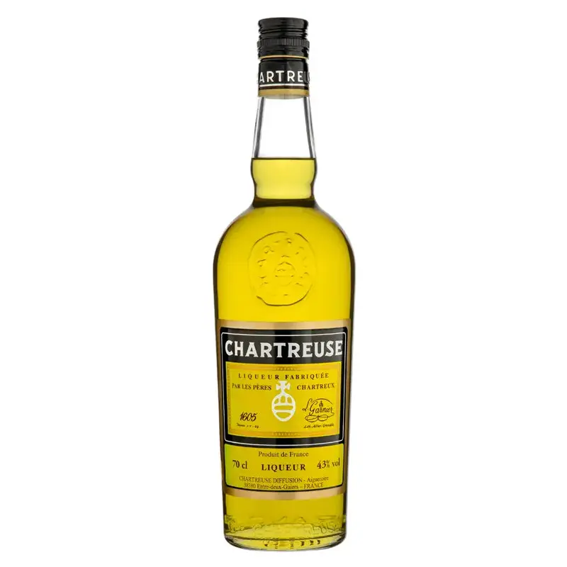 Chartreuse Yellow Liqueur, Isere, France (750ml)