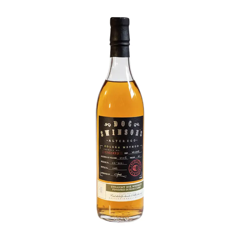 Doc Swinson Alter Ego Solera Method Straight Rye Whiskey, USA (750ml)