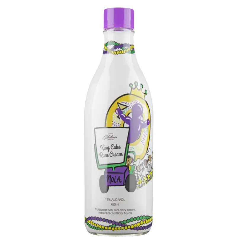Gambino's Bakery King Cake Rum Cream Liqueur, Wisconsin, USA (750ml)
