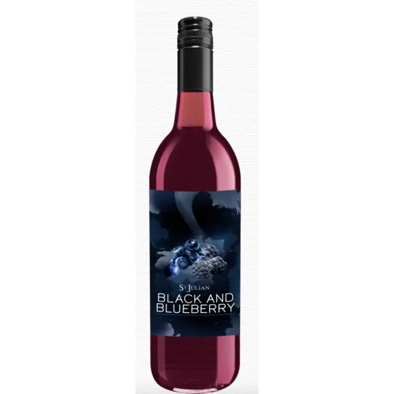 St. Julian Winery Black & Blueberry Wine, Michigan, USA (750ml)