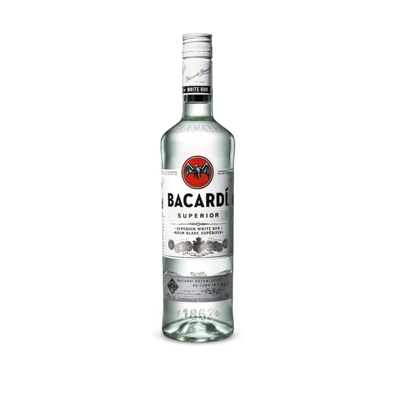 Bacardi White Rum (Glass Bottle)