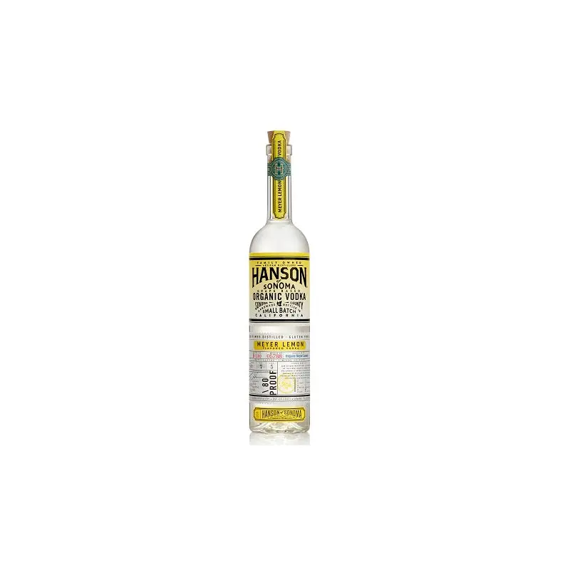Hanson of Sonoma Distillery Organic Meyer Lemon Vodka, USA (750ml)