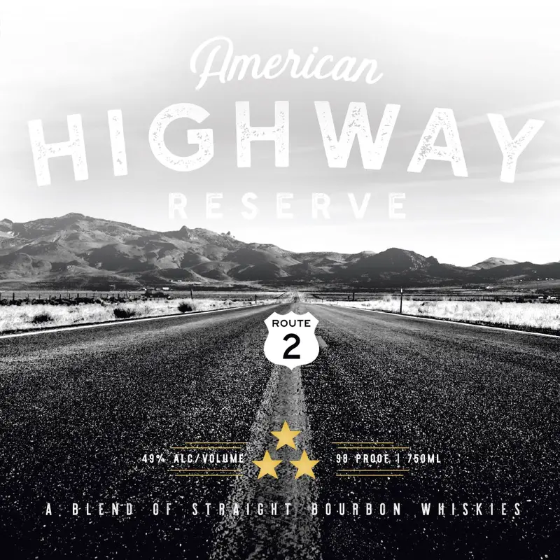 American Highway Reserve Route 2 Bourbon By Brad Paisley , Kentucky, USA (750ml)