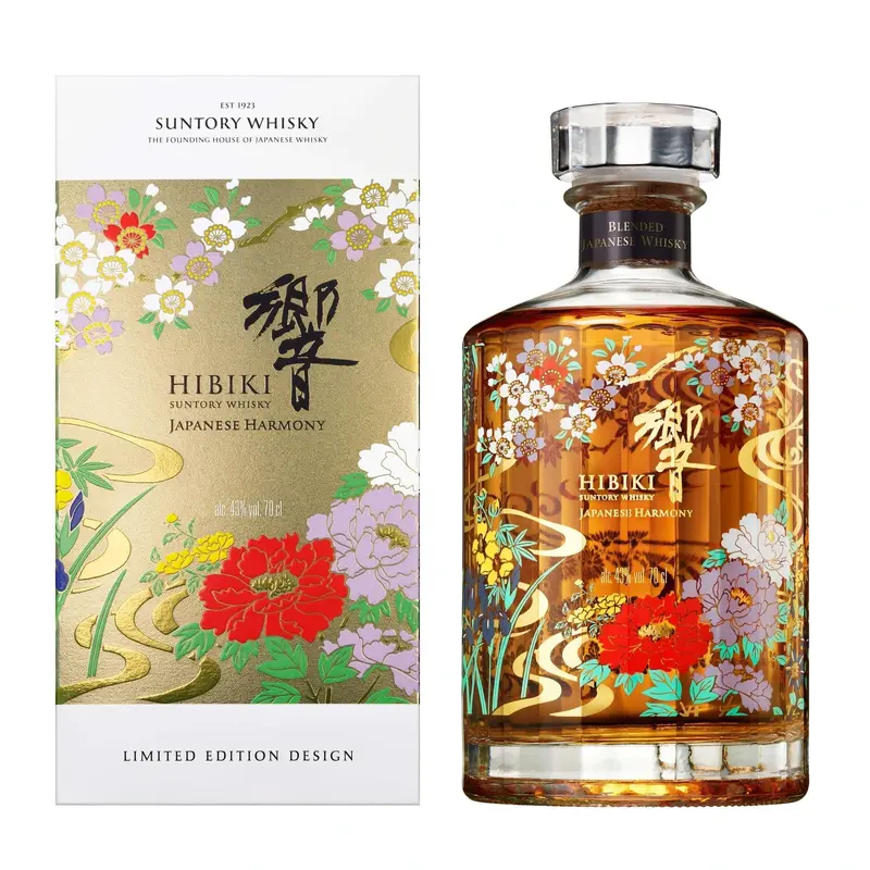 Hibiki 'Japanese Harmony' Ryusui Hyakka Limited Edition Design Blended Whisky, Japan (750ml)
