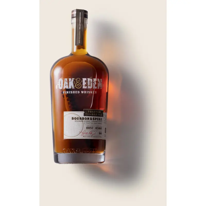 Oak & Eden Toasted Oak Bourbon & Spire Whiskey, Texas, USA (750ml)