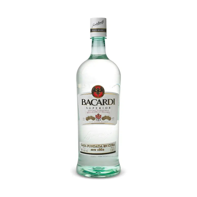 Bacardi White Rum - 1.14 Litre Bottle (Plastic Bottle)
