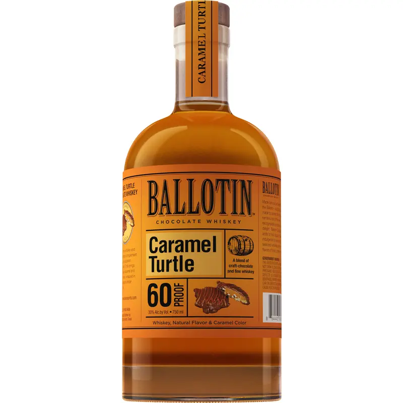 Ballotin Caramel Turtle Chocolate Whiskey, Kentucky, USA (750ml)