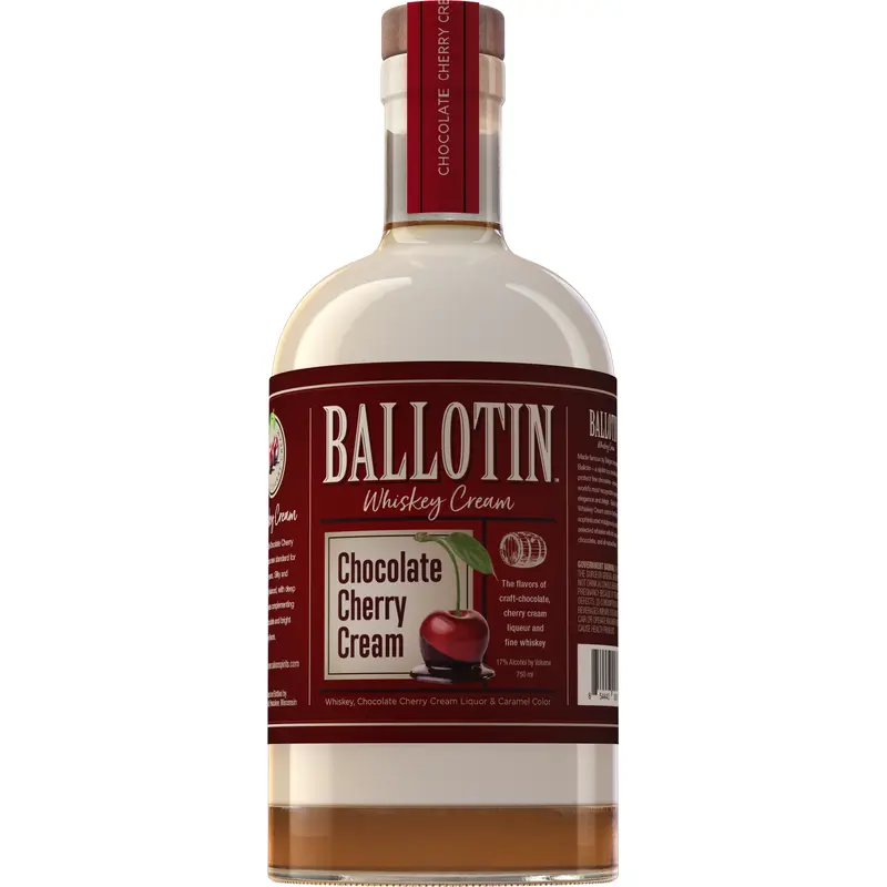 Ballotin Chocolate Cherry Cream Whiskey, Kentucky, USA (750ml)