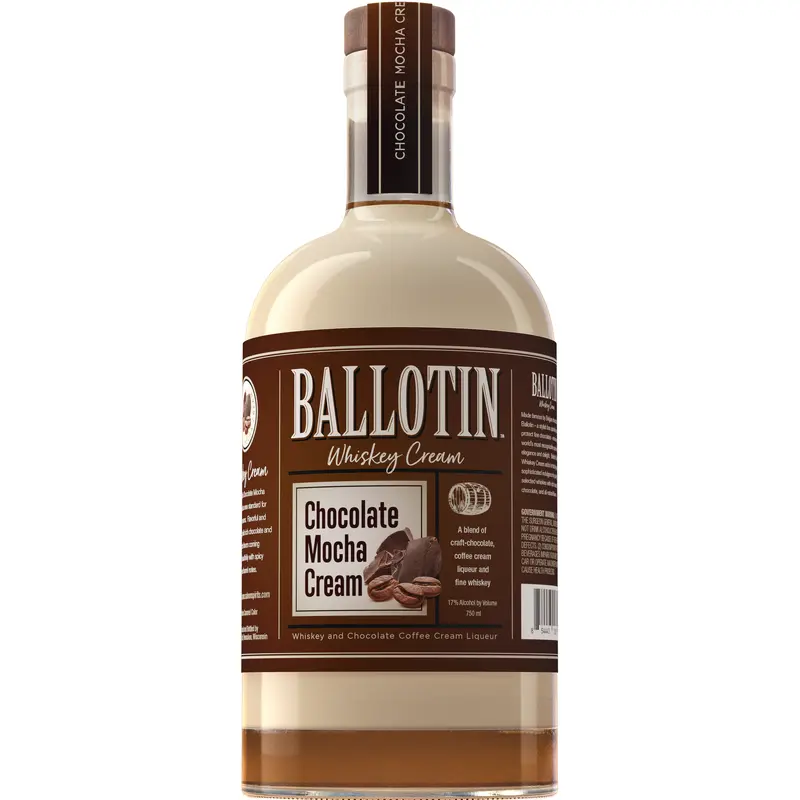 Ballotin Chocolate Mocha Cream Whiskey, Kentucky, USA (750ml)