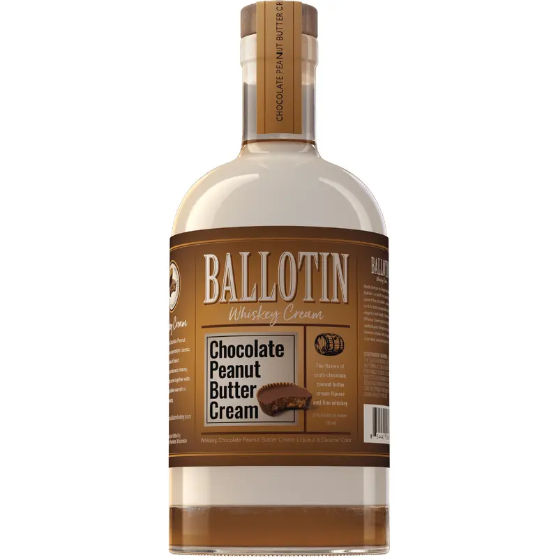 Ballotin Chocolate Peanut Butter Cream Whiskey, Kentucky, USA (750ml)